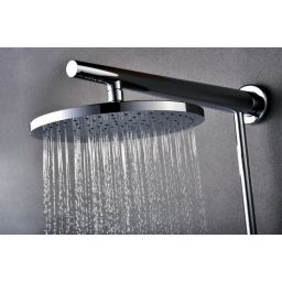 Blue Water Rogo zestaw wannowo-prysznicowy z deszczownicą chrom ROG-ZWPN.500C