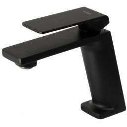 Corsan Trino bateria umywalkowa stojąca czarny półmat CMB7111BLTRINO