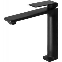 Corsan Trino bateria umywalkowa stojąca wysoka czarny półmat CMB7112BLTRINO