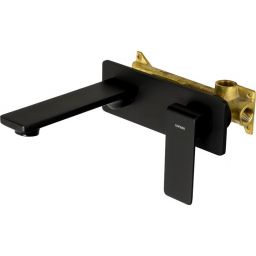 Corsan Trino bateria umywalkowa podtynkowa czarny półmat CMB7115BLTRINO