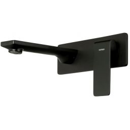 Corsan Trino bateria umywalkowa podtynkowa czarny półmat CMB7115BLTRINO