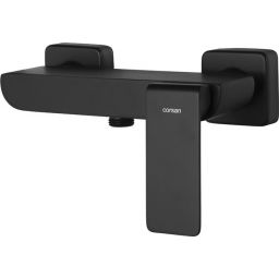 Corsan Trino bateria prysznicowa ścienna czarny półmat CMB7151BLTRINO