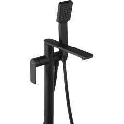 Corsan Trino bateria wannowo-prysznicowa wolnostojąca czarny półmat CMB7159BLTRINO