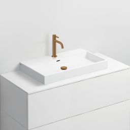 Clou Xo bateria umywalkowa stojąca brąz szczotkowany CL/06.14013.83