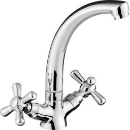 Deante Neo Symetrio bateria umywalkowa stojąca chrom BOS_020D