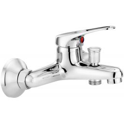 Deante Neo Lobo bateria wannowo-prysznicowa ścienna chrom BYU_010M