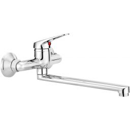 Deante Neo Lobo bateria kuchenna ścienna chrom BYU_080M