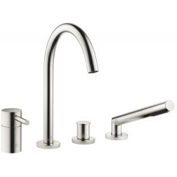 Dornbracht Meta bateria wannowo-prysznicowa 4-otworowa platyna szczotkowana 27632661-06