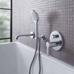 Duravit C.1 wylewka wannowa chrom C15240010010