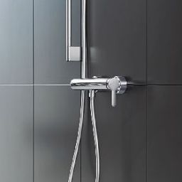 Duravit C.1 bateria prysznicowa ścienna chrom C14230000010