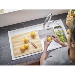 Blanco Carena-S Vario bateria kuchenna stojąca Silgranit antracyt/chrom 521358