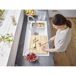 Blanco Carena-S Vario bateria kuchenna stojąca Silgranit antracyt/chrom 521358