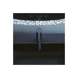 Duravit C.1 bateria umywalkowa stojąca L czarny mat C11030002046