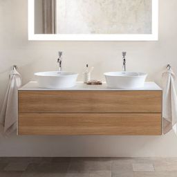 Duravit White Tulip umywalka 43 cm nablatowa okrągła biała 2362430079