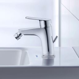 Duravit No.1 bateria bidetowa stojąca chrom N12400001010