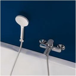 Duravit No.1 bateria wannowo-prysznicowa ścienna chrom N15230000010