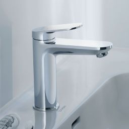 Duravit Wave bateria umywalkowa stojąca Minus Flow chrom błyszczący WA1022001010