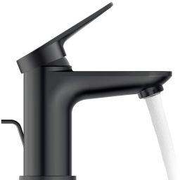 Duravit Wave bateria umywalkowa stojąca czarny mat WA1010001046
