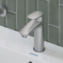 Duravit Wave bateria umywalkowa stojąca stal nierdzewna szczotkowany WA1020001070