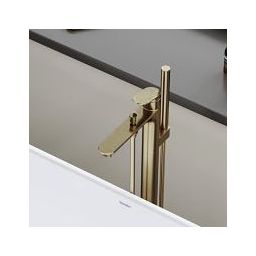 Duravit Wave bateria wannowo-prysznicowa wolnostojąca brąz szczotkowany WA5250000004