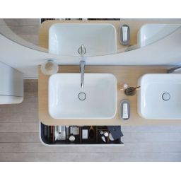 Duravit C.1 bateria umywalkowa stojąca L chrom C11030002010