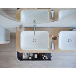 Duravit C.1 bateria umywalkowa stojąca L chrom C11030002010
