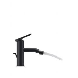 Duravit C.1 bateria bidetowa stojąca czarny mat C12400001046