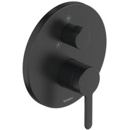 Duravit C.1 bateria wannowo-prysznicowa podtynkowa czarny mat C14210012046