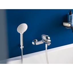 Duravit No.1 bateria wannowo-prysznicowa ścienna chrom N15230000010
