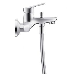 Duravit No.1 bateria wannowo-prysznicowa ścienna chrom N15230000010