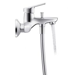Duravit No.1 bateria wannowo-prysznicowa ścienna chrom N15230000010