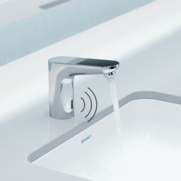 Duravit Sensor 1 bateria umywalkowa stojąca elektroniczna chrom SE1094019010