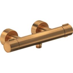 Duravit Universal bateria prysznicowa ścienna termostatyczna brąz szczotkowany TH4220000004