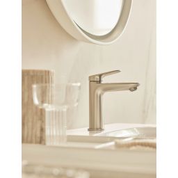 Duravit Wave bateria umywalkowa stojąca stal nierdzewna szczotkowany WA1020001070