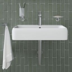 Duravit Wave bateria umywalkowa stojąca stal WA1020002070