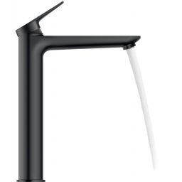 Duravit Wave bateria umywalkowa stojąca czarny mat WA1040002046