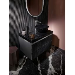 Duravit Wave bateria umywalkowa stojąca stal nierdzewna szczotkowany WA1040002070