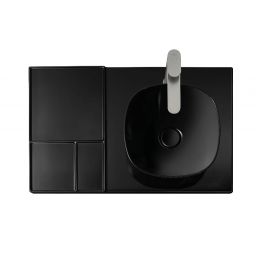 Duravit Wave bateria umywalkowa stojąca stal nierdzewna szczotkowany WA1040002070