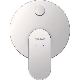 Duravit Wave bateria wannowo-prysznicowa podtynkowa chrom błyszczący WA4210008010