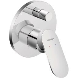 Duravit Wave bateria wannowo-prysznicowa podtynkowa chrom błyszczący WA4210008010