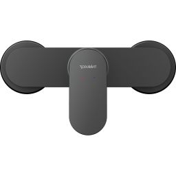 Duravit Wave bateria prysznicowa ścienna czarny mat WA4230000046