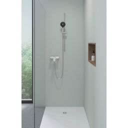 Duravit Wave bateria prysznicowa ścienna stal nierdzewna szczotkowana WA4230000070