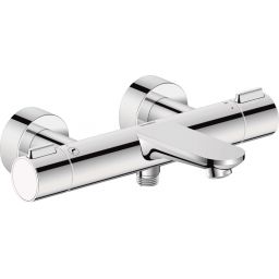 Duravit Wave bateria wannowo-prysznicowa ścienna termostatyczna chrom błyszczący WA5220000010