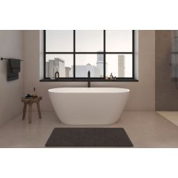 Duravit Wave bateria wannowo-prysznicowa wolnostojąca czarny mat WA5250000046