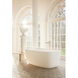 Duravit Wave bateria wannowo-prysznicowa wolnostojąca stal nierdzewna szczotkowana WA5250000070