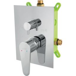 Ferro Algeo BOX bateria wannowo-prysznicowa podtynkowa chrom BAG7P2BOX
