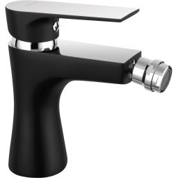 Ferro Algeo Square Black bateria bidetowa stojąca czarny mat/chrom BAQ6BLC