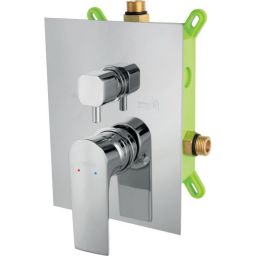 Ferro Algeo Square BOX bateria wannowo-prysznicowa podtynkowa chrom BAQ7P2BOX