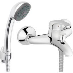 Ferro Basic bateria wannowo-prysznicowa ścienna chrom BBC11