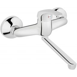 Ferro Basic bateria umywalkowa ścienna chrom BBC3